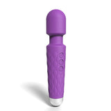 Loving Joy 20 Function Wand Vibrator (Purple) – Waterproof Rechargeable Wand Vibrator 8 Inches > Sex Toys > Mini Massagers - Tophatter Daily Deals