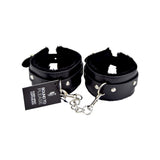 Bound to Please Furry Plush Wrist Cuffs (Black) – Plush Wrist Cuffs > Bondage Gear > Restraints - Tophatter Daily Deals