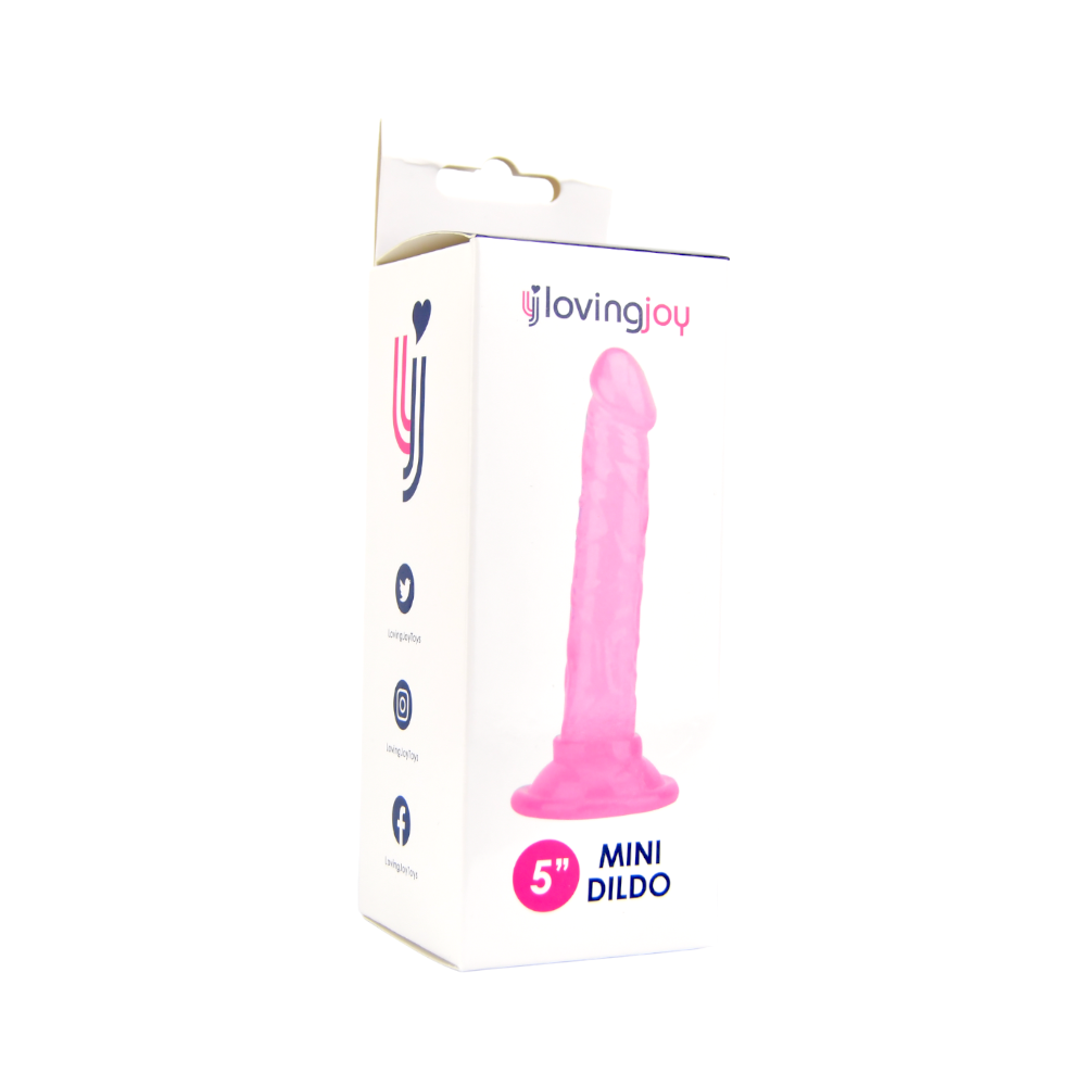 Loving Joy 5 Inch Beginners Dildo – Realistic Slim Suction Cup Dildo > Dildos > Slim Dildos - Tophatter Daily Deals