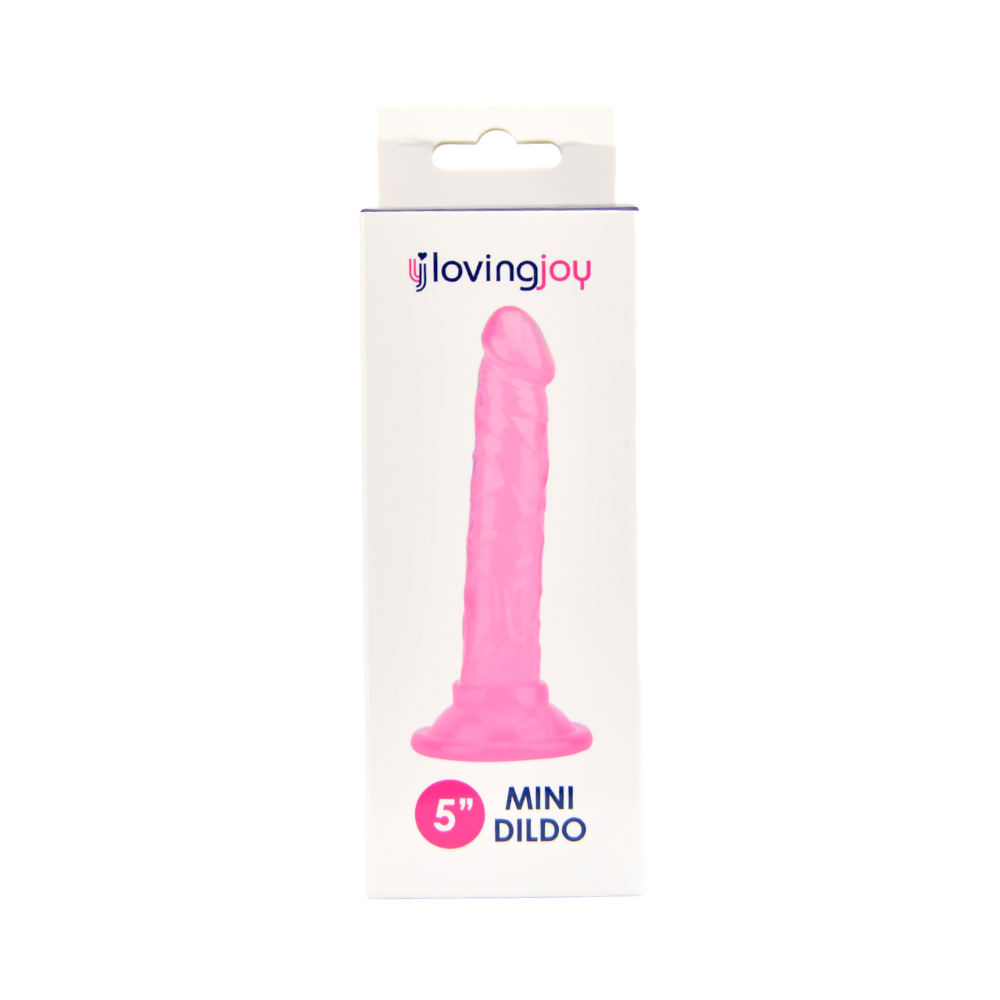 Loving Joy 5 Inch Beginners Dildo – Realistic Slim Suction Cup Dildo > Dildos > Slim Dildos - Tophatter Daily Deals