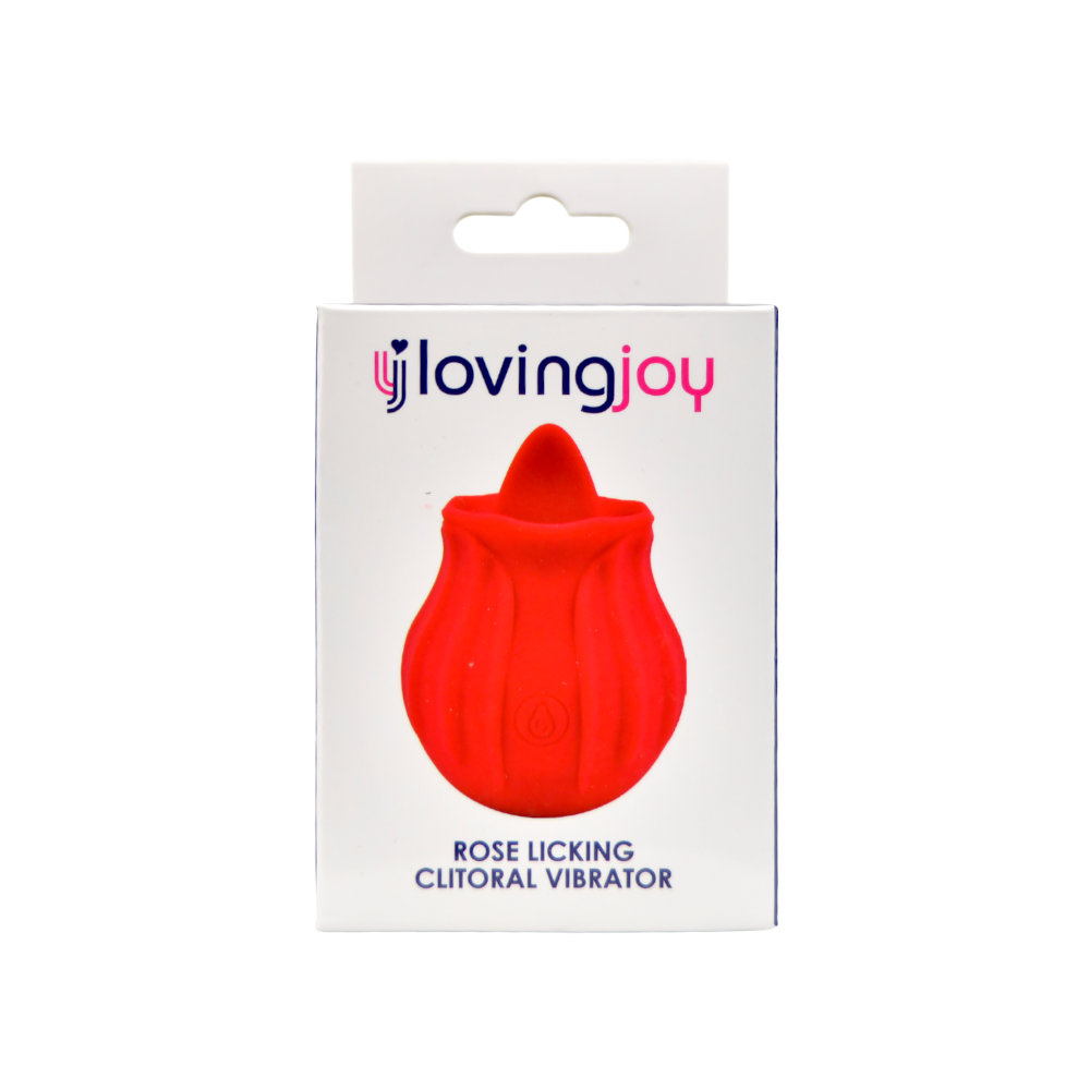 Loving Joy Rose Licking Clitoral Vibrator – Waterproof USB Rechargeable Vibrator > Sex Toys For Ladies > Rose Stimulators - Tophatter Daily Deals
