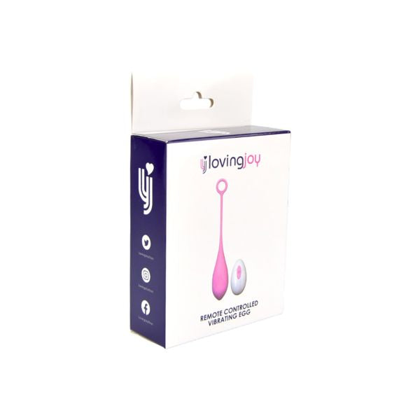 Loving Joy Remote Controlled Vibrating Egg – Waterproof Rechargeable Silicone Vibrator > Sex Toys For Ladies > Vibrating Eggs - Tophatter Daily Deals