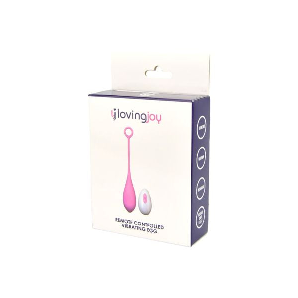 Loving Joy Remote Controlled Vibrating Egg – Waterproof Rechargeable Silicone Vibrator > Sex Toys For Ladies > Vibrating Eggs - Tophatter Daily Deals
