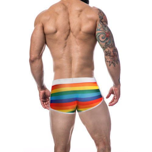 Cut 4 Men Athletic Trunk Rainbow Large Size > Clothes > Mens Trunks - Tophatter Daily Deals
