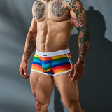 Cut 4 Men Athletic Trunk Rainbow Large Size > Clothes > Mens Trunks - Tophatter Daily Deals