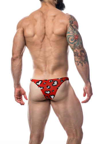 Cut 4 Men Brazilian Brief Hearts Red Size Small > Clothes > Mens Briefs - Tophatter Daily Deals