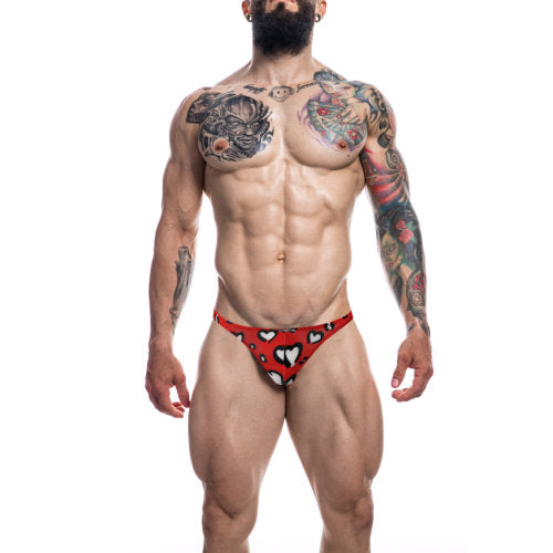Cut 4 Men Brazilian Brief Hearts Red Size Small > Clothes > Mens Briefs - Tophatter Daily Deals