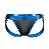 Cut for Men Desire Jockstrap Blue Leatherette Size Small > Clothes > Jockstraps - Tophatter Daily Deals
