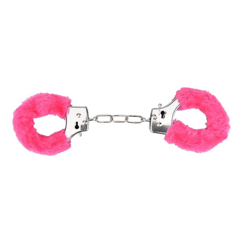 Bound to Play Heavy Duty Pink Furry Handcuffs – Adjustable Role-Play Restraints > Bondage Gear > Handcuffs - Tophatter Daily Deals