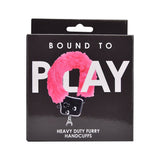 Bound to Play Heavy Duty Pink Furry Handcuffs – Adjustable Role-Play Restraints > Bondage Gear > Handcuffs - Tophatter Daily Deals