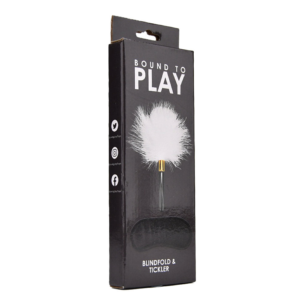 Bound to Play Eye Mask and Feather Tickler Kit – Sensory Play Set > Bondage Gear > Ticklers - Tophatter Daily Deals