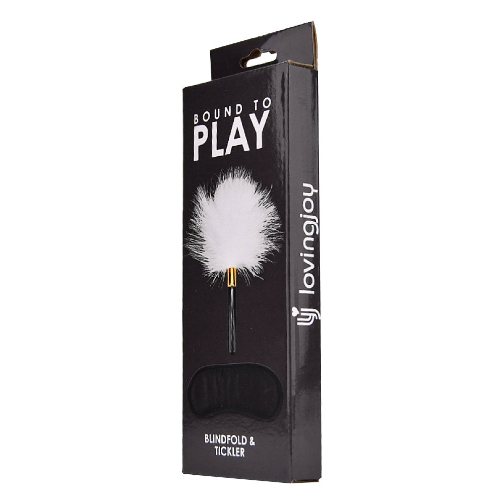 Bound to Play Eye Mask and Feather Tickler Kit – Sensory Play Set > Bondage Gear > Ticklers - Tophatter Daily Deals