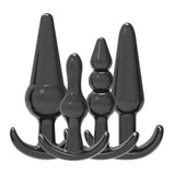 Loving Joy Butt Plug Training Kit (Black) – Beginner Size Variety Butt Plug Set > Anal Range > Butt Plug Kits - Tophatter Daily Deals
