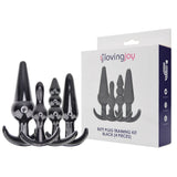 Loving Joy Butt Plug Training Kit (Black) – Beginner Size Variety Butt Plug Set > Anal Range > Butt Plug Kits - Tophatter Daily Deals