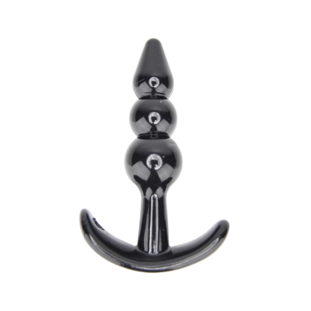Loving Joy Butt Plug Training Kit (Black) – Beginner Size Variety Butt Plug Set > Anal Range > Butt Plug Kits - Tophatter Daily Deals