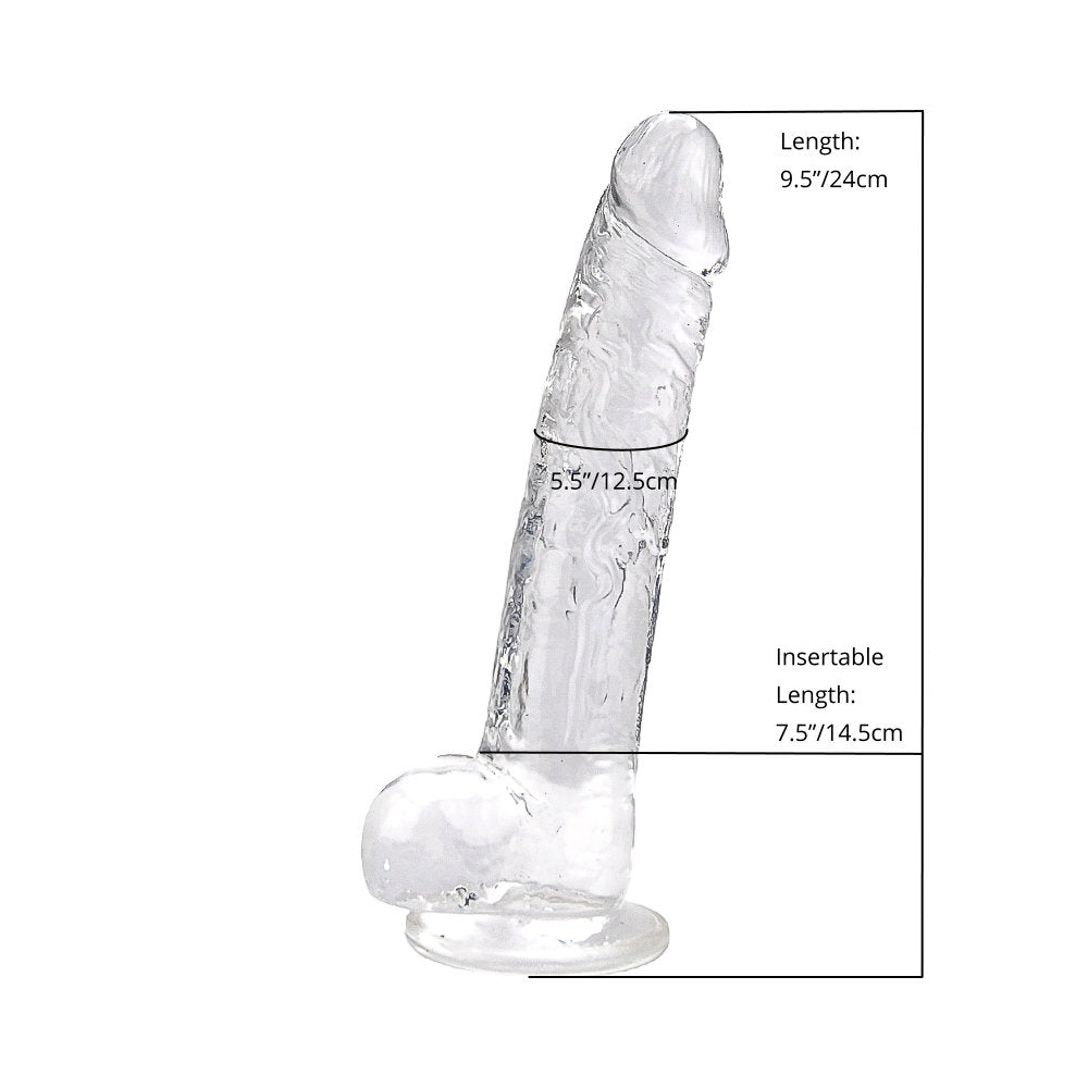 Loving Joy 9 Inch Dildo with Balls – Realistic Suction Cup Dildo > Dildos > Realistic Dildos - Tophatter Daily Deals