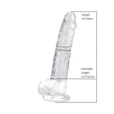Loving Joy 9 Inch Dildo with Balls – Realistic Suction Cup Dildo > Dildos > Realistic Dildos - Tophatter Daily Deals