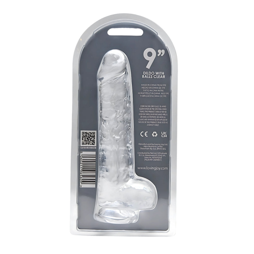 Loving Joy 9 Inch Dildo with Balls – Realistic Suction Cup Dildo > Dildos > Realistic Dildos - Tophatter Daily Deals