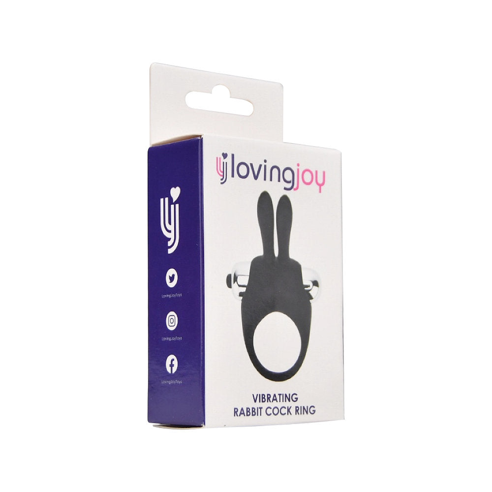 Loving Joy Silicone Vibrating Rabbit Cock Ring – Silicone Vibrating Cock Ring > Cock Ring > Vibrating - Tophatter Daily Deals