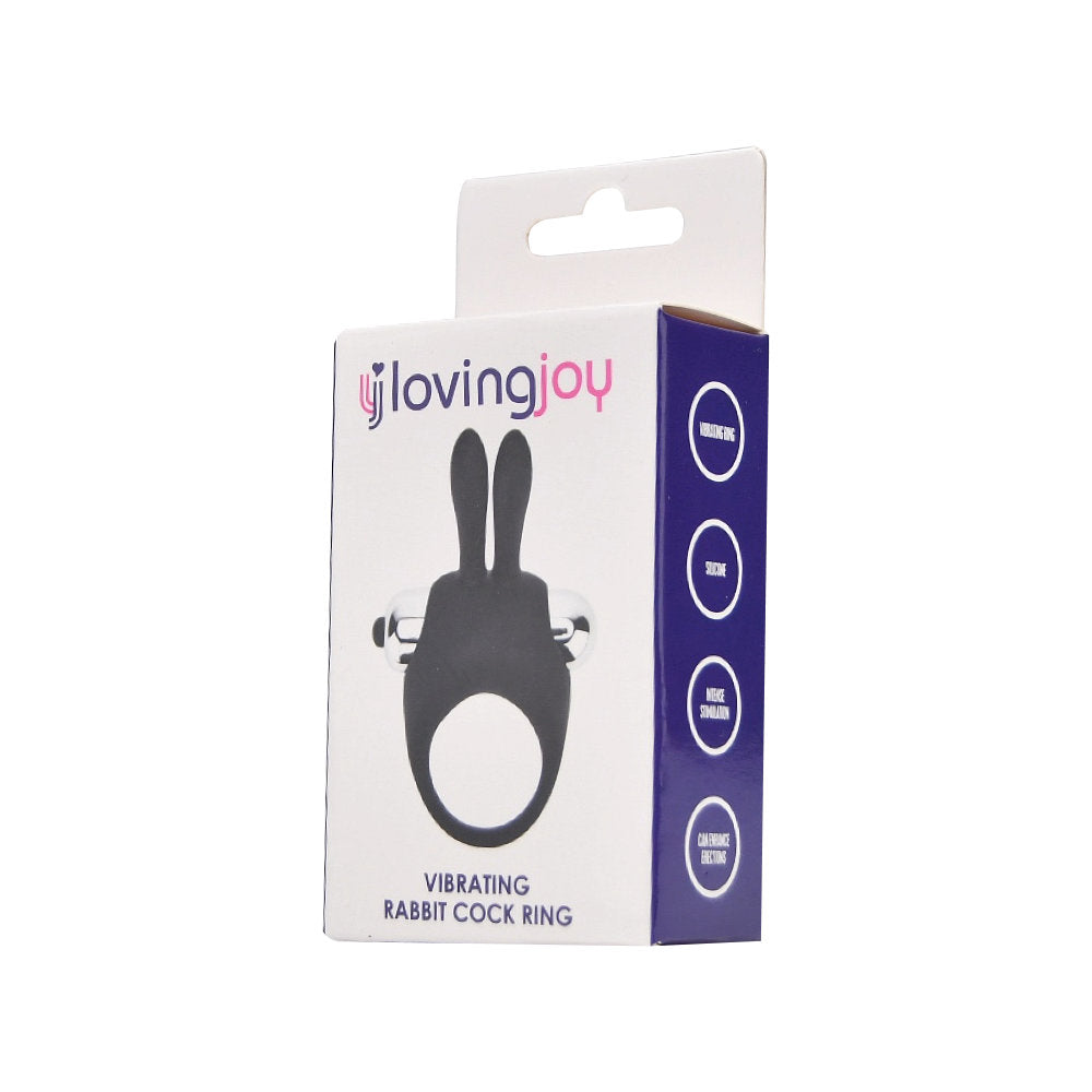 Loving Joy Silicone Vibrating Rabbit Cock Ring – Silicone Vibrating Cock Ring > Cock Ring > Vibrating - Tophatter Daily Deals