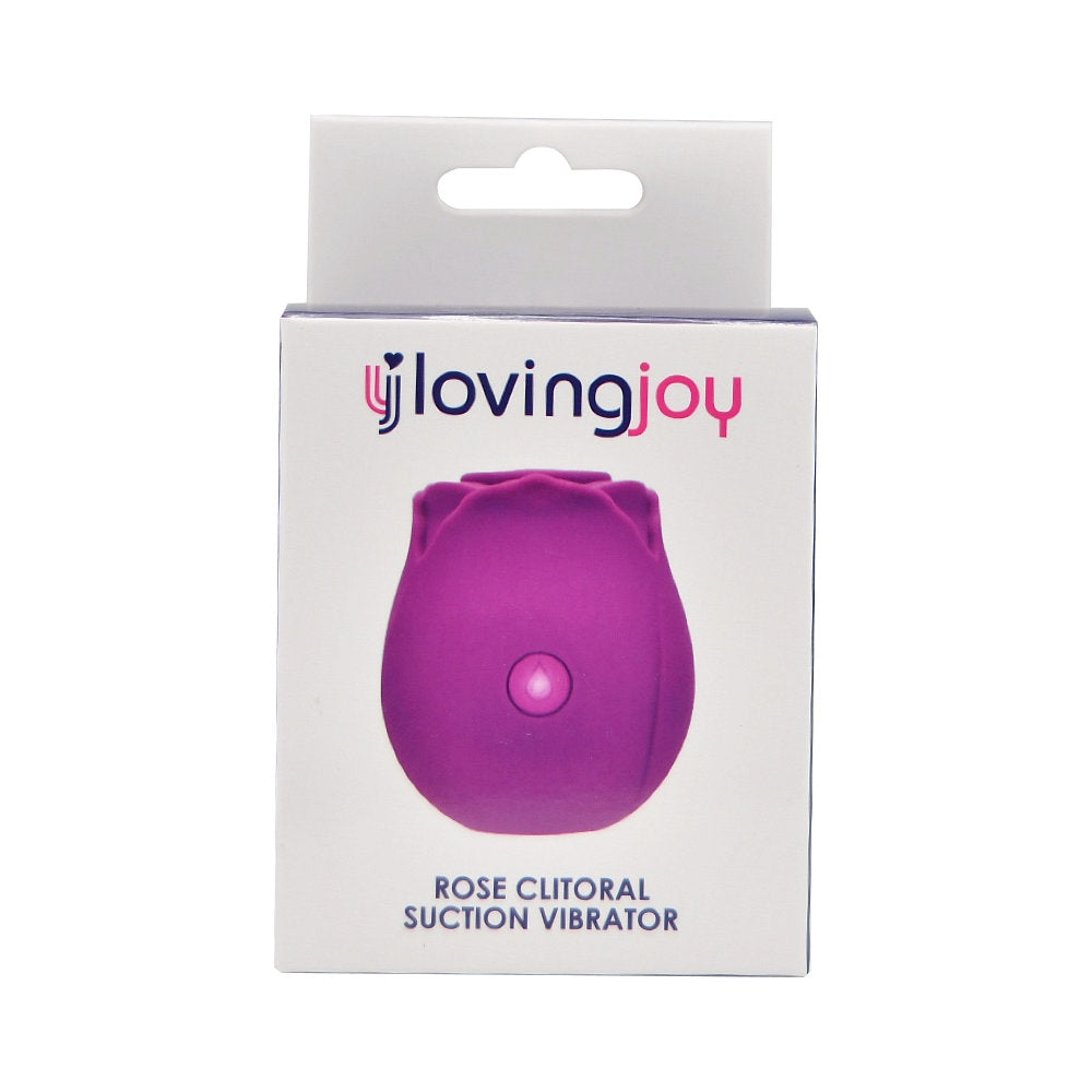 Loving Joy Rose Toy – Waterproof USB Rechargeable Clitoral Suction Vibrator > Sex Toys For Ladies > Rose Stimulators - Tophatter Daily Deals