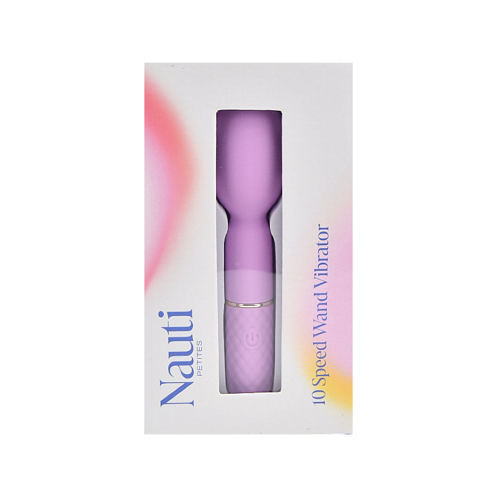 Nauti Petites 10 Speed Wand Vibrator – 5.5 Inch Silicone Wand Vibrator > Vibrators > Standard Vibrators - Tophatter Daily Deals