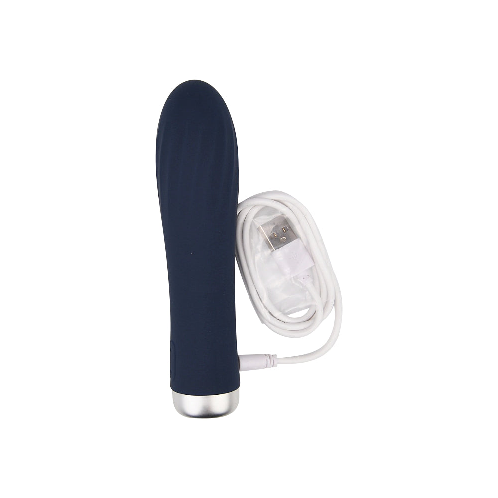 Nauti Silicone Bullet Vibrator – Waterproof USB Rechargeable Silicone 5.5 Inch Total Length 4.1 Inch Circumference > Vibrators > Mini Vibrators - Tophatter Daily Deals