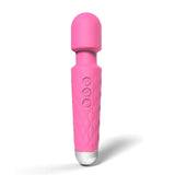 Loving Joy 20 Function Wand Vibrator (Pink) – Waterproof Rechargeable Wand Vibrator 8 Inches > Sex Toys > Mini Massagers - Tophatter Daily Deals