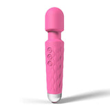 Loving Joy 20 Function Wand Vibrator (Pink) – Waterproof Rechargeable Wand Vibrator 8 Inches > Sex Toys > Mini Massagers - Tophatter Daily Deals