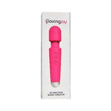 Loving Joy 20 Function Wand Vibrator (Pink) – Waterproof Rechargeable Wand Vibrator 8 Inches > Sex Toys > Mini Massagers - Tophatter Daily Deals