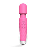 Loving Joy 20 Function Wand Vibrator (Pink) – Waterproof Rechargeable Wand Vibrator 8 Inches > Sex Toys > Mini Massagers - Tophatter Daily Deals