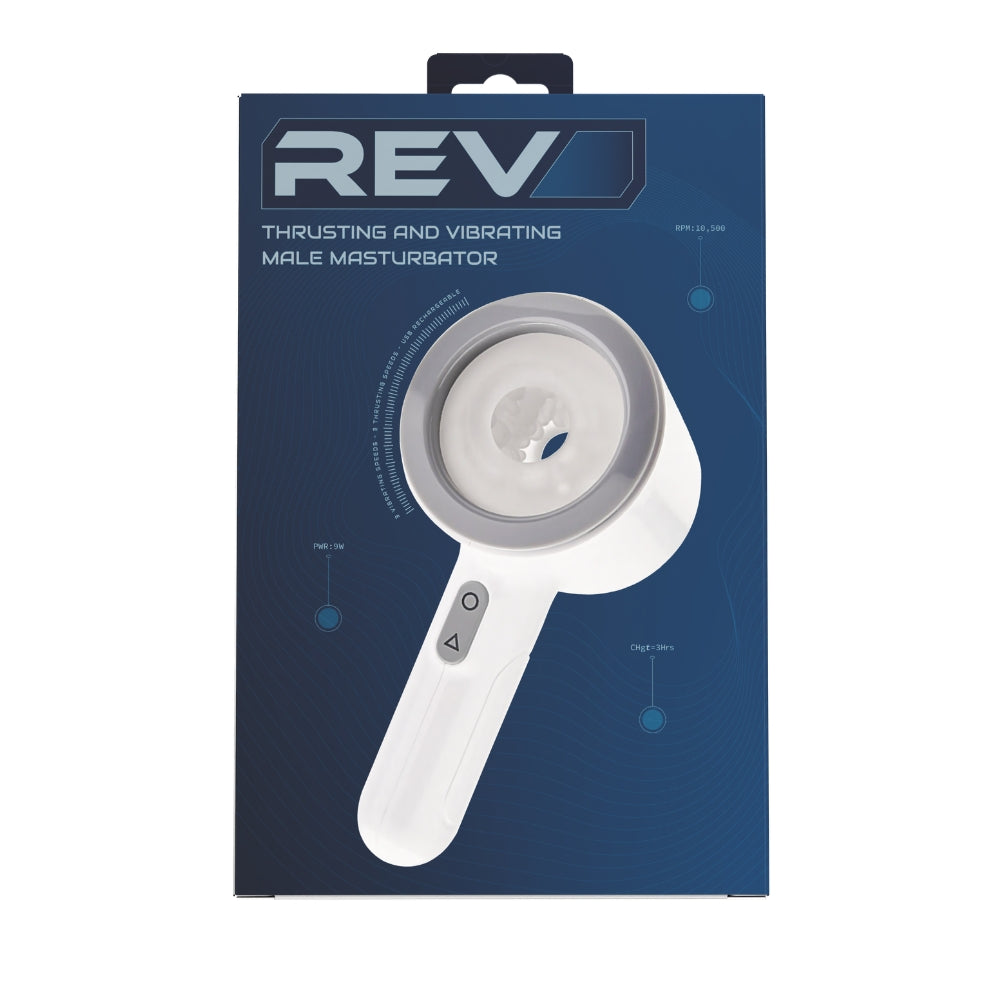 REV Thrusting and Vibrating Male Masturbator – USB Rechargeable 8 Inch > Sex Toys For Men > Masturbators > Vibrating - Tophatter Daily Deals