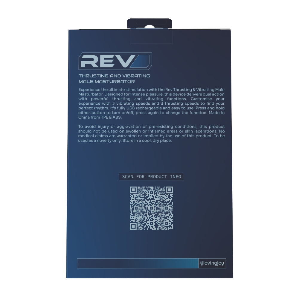 REV Thrusting and Vibrating Male Masturbator – USB Rechargeable 8 Inch > Sex Toys For Men > Masturbators > Vibrating - Tophatter Daily Deals