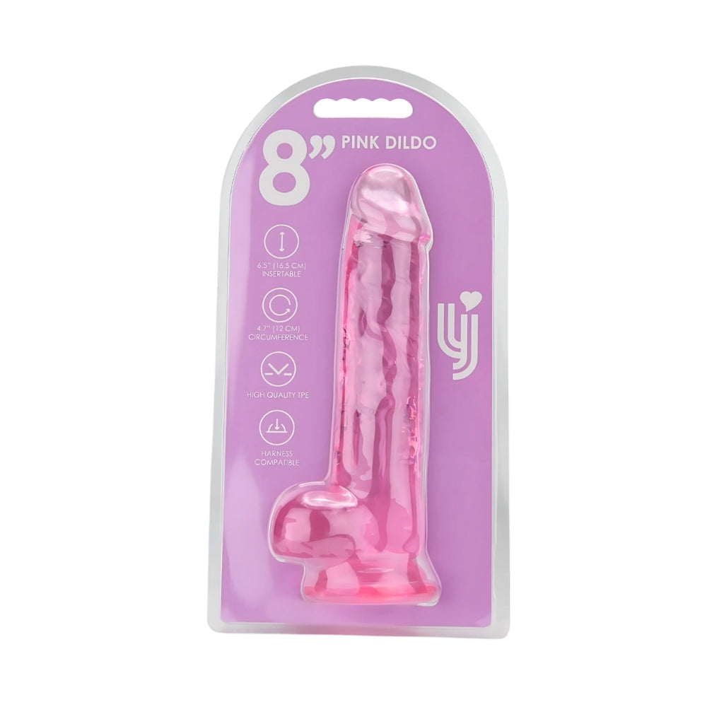 Loving Joy 8 Inch Dildo with Balls – Realistic Suction Cup Dildo > Dildos > Realistic Dildos - Tophatter Daily Deals
