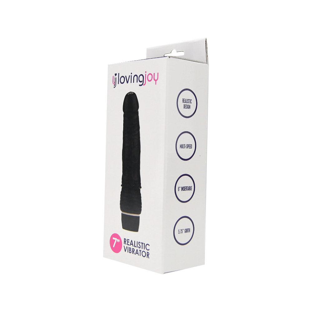 Loving Joy 7 Inch Realistic Vibrator – Waterproof Multi-Speed Vibrator > Vibrators > Realistic Vibrators - Tophatter Daily Deals