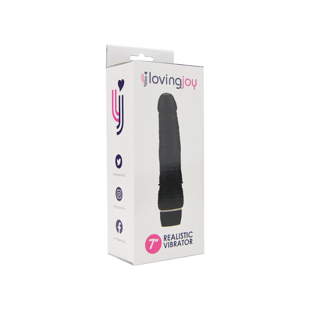 Loving Joy 7 Inch Realistic Vibrator – Waterproof Multi-Speed Vibrator > Vibrators > Realistic Vibrators - Tophatter Daily Deals
