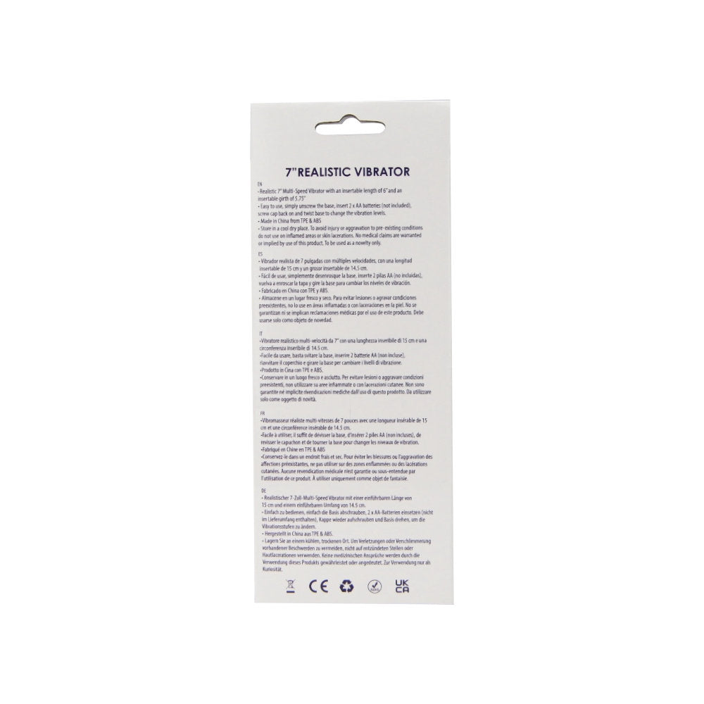 Loving Joy 7.25 Inch Realistic Vibrator (Vanilla) – Waterproof Multi-Speed 7 Inch Vibrator > Vibrators > Standard Vibrators - Tophatter Daily Deals