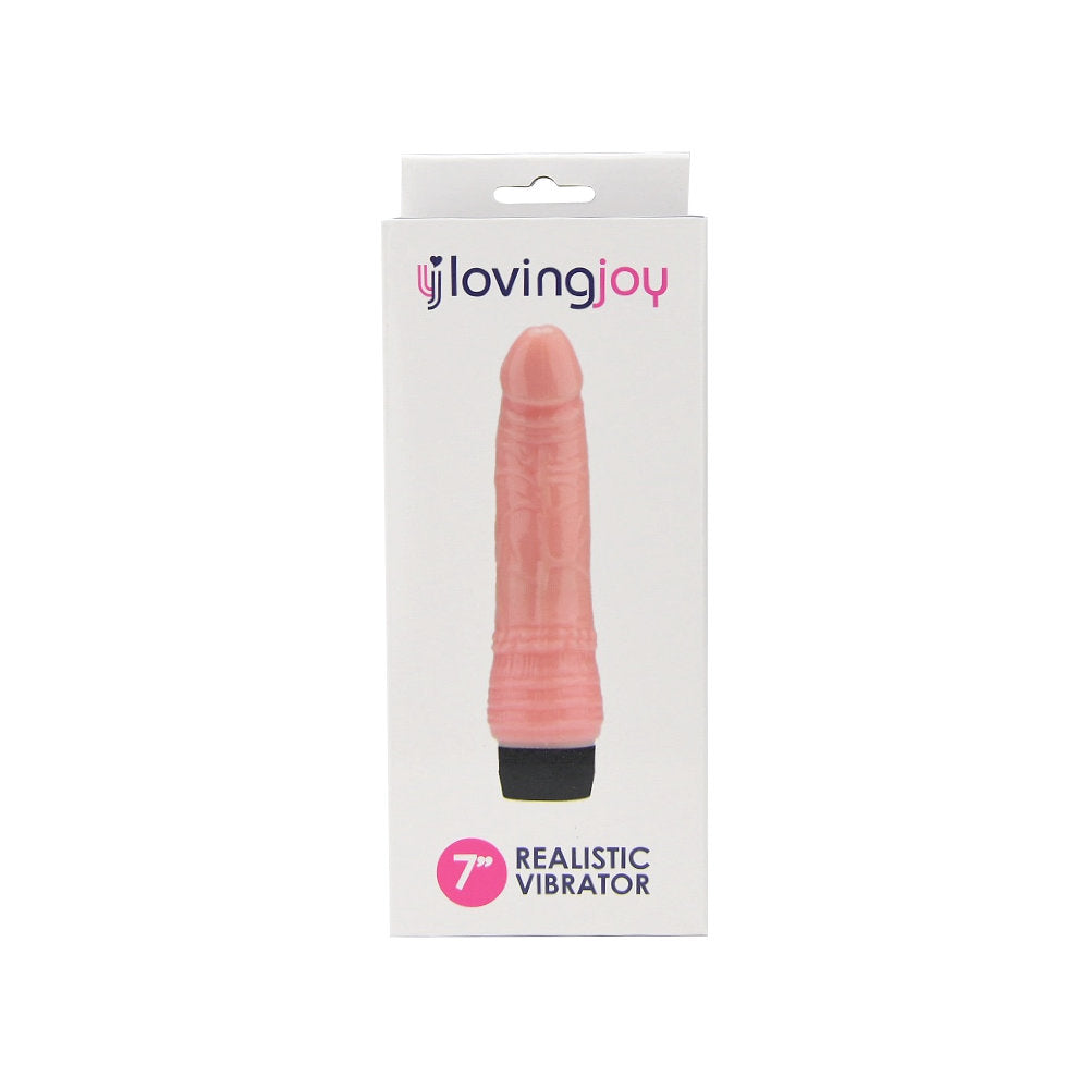 Loving Joy 7.25 Inch Realistic Vibrator (Vanilla) – Waterproof Multi-Speed 7 Inch Vibrator > Vibrators > Standard Vibrators - Tophatter Daily Deals
