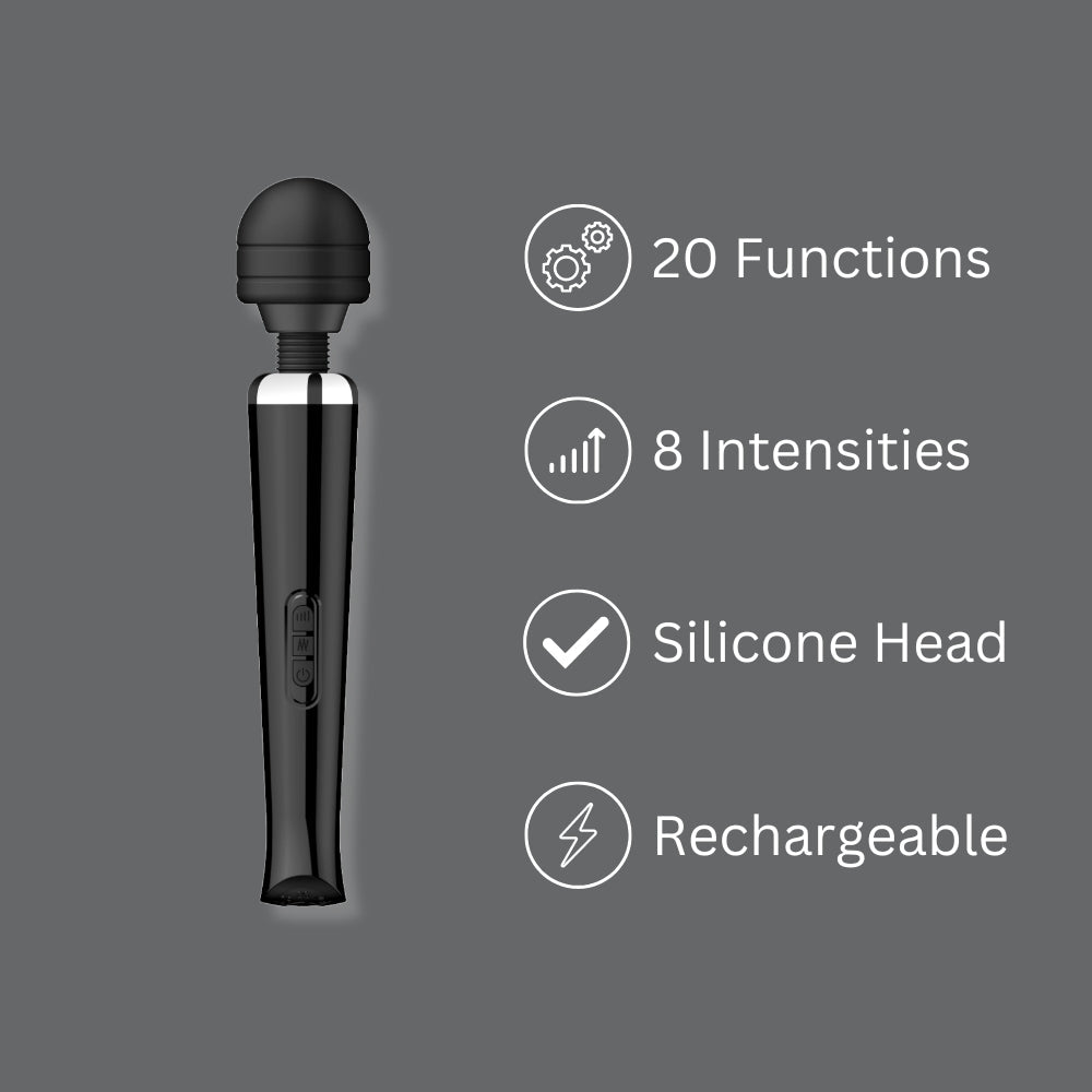 Loving Joy Rechargeable Magic Wand – USB Rechargeable Vibrator > Sex Toys > Massage Wands - Tophatter Daily Deals