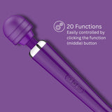 Loving Joy Rechargeable Magic Wand – 20 Mode USB Rechargeable Vibrator > Sex Toys > Massage Wands - Tophatter Daily Deals