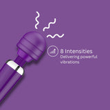 Loving Joy Rechargeable Magic Wand – 20 Mode USB Rechargeable Vibrator > Sex Toys > Massage Wands - Tophatter Daily Deals