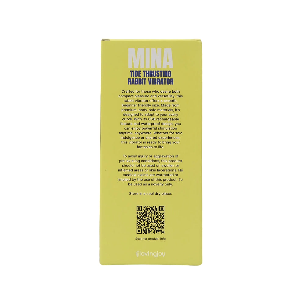 Mina Tide – Waterproof 4.5 Inch Thrusting Rabbit Vibrator > Vibrators > Ladies > Rabbit - Tophatter Daily Deals