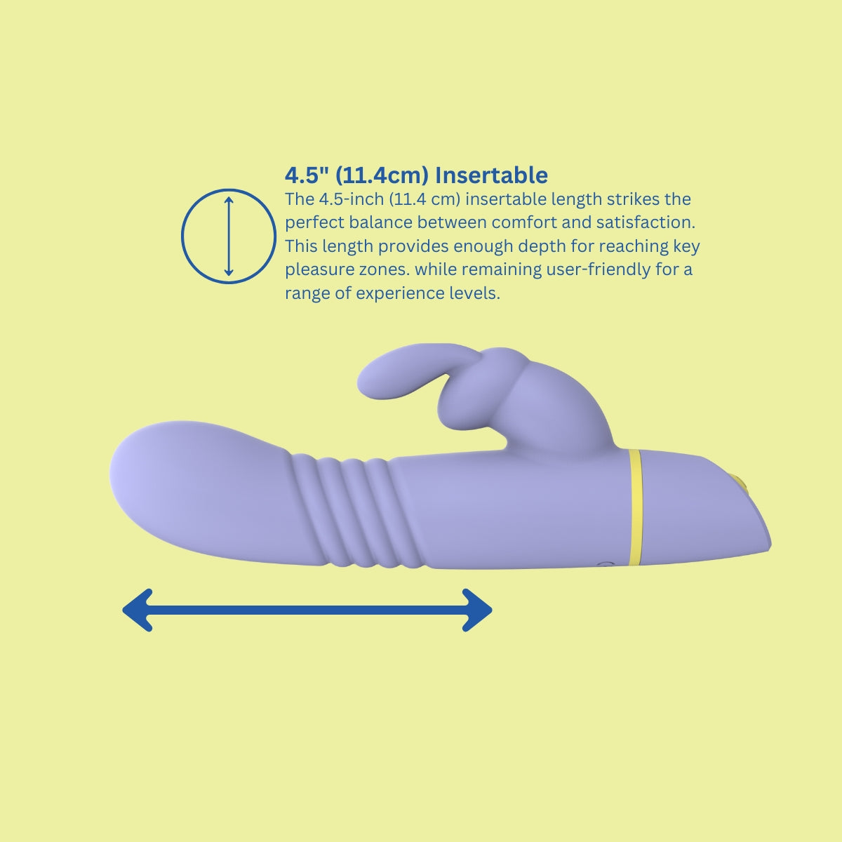 Mina Tide – Waterproof 4.5 Inch Thrusting Rabbit Vibrator > Vibrators > Ladies > Rabbit - Tophatter Daily Deals