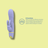 Mina Tide – Waterproof 4.5 Inch Thrusting Rabbit Vibrator > Vibrators > Ladies > Rabbit - Tophatter Daily Deals