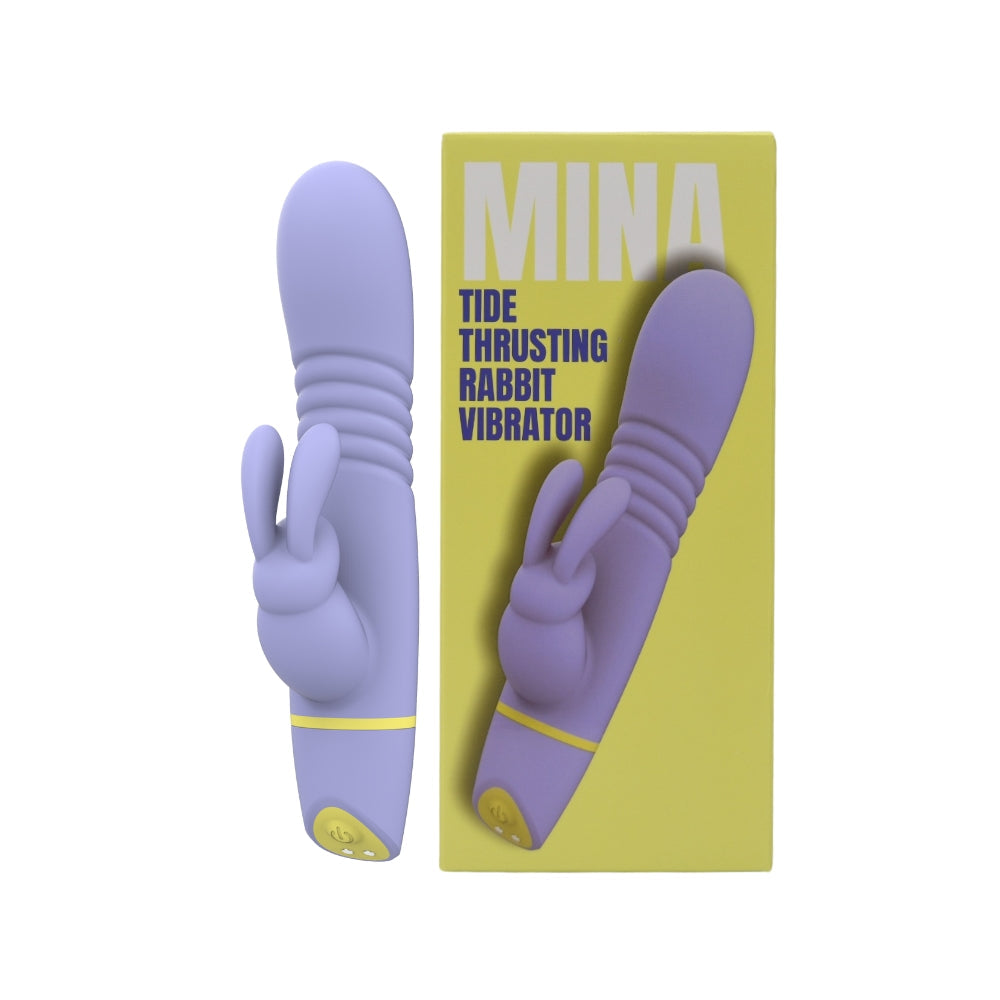 Mina Tide – Waterproof 4.5 Inch Thrusting Rabbit Vibrator > Vibrators > Ladies > Rabbit - Tophatter Daily Deals