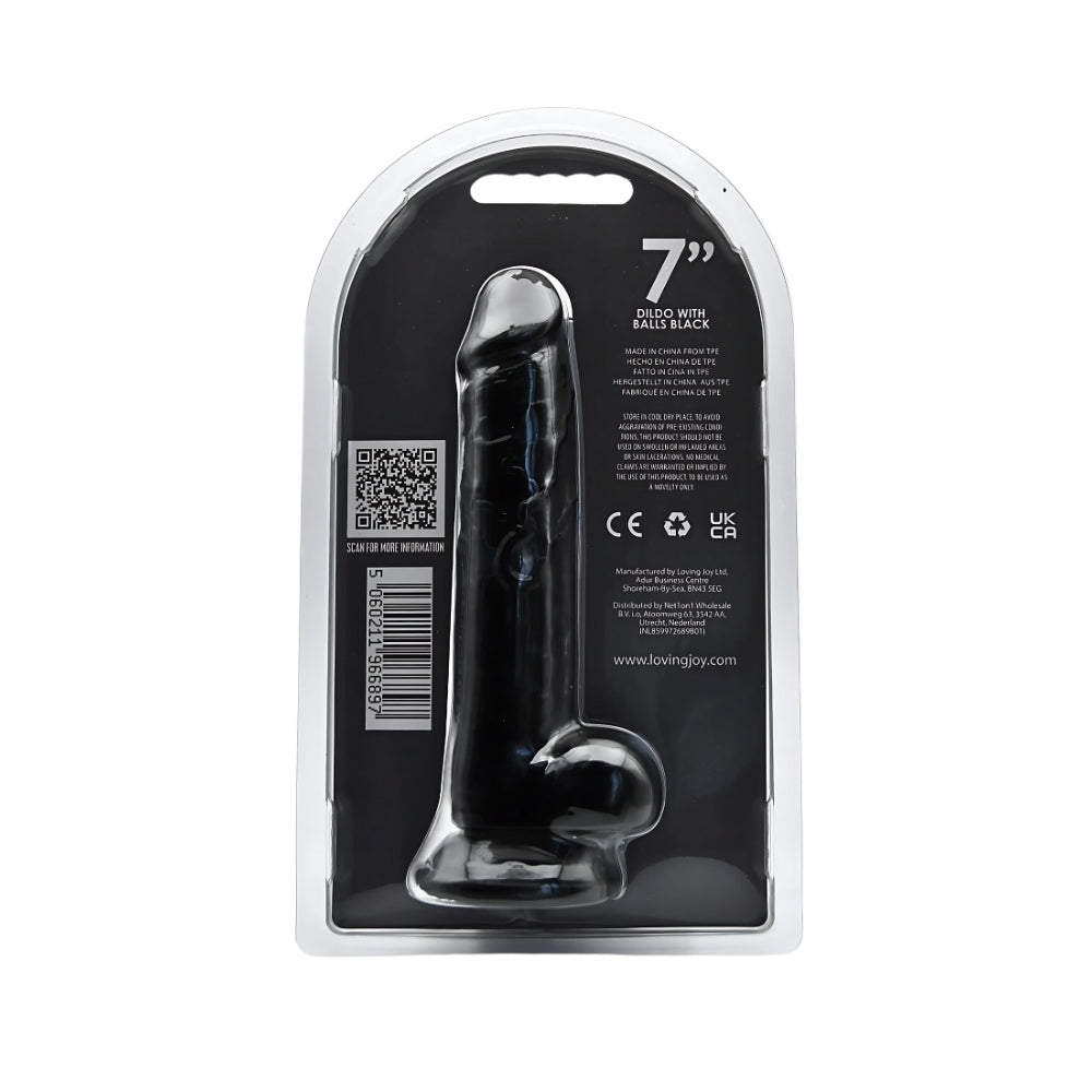 Loving Joy 7 Inch Dildo with Balls – Realistic Suction Cup Dildo > Dildos > Realistic Dildos - Tophatter Daily Deals