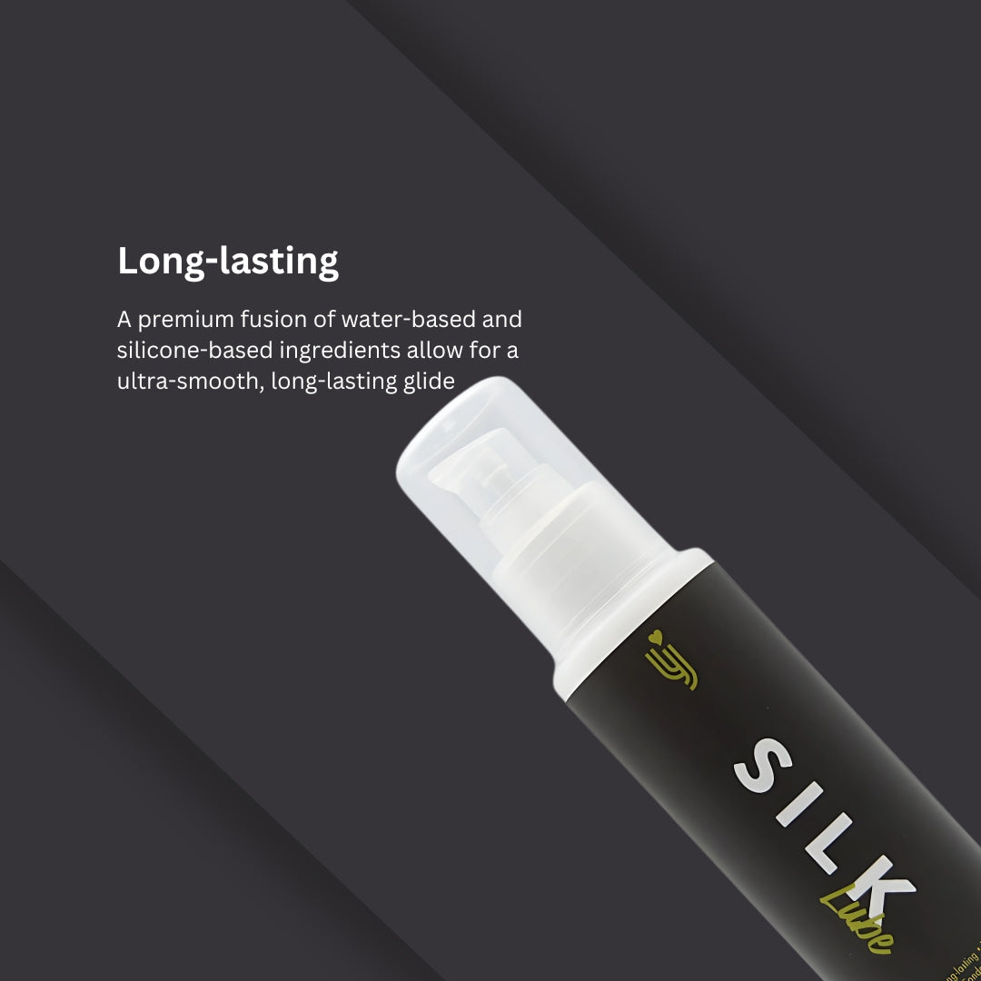 Loving Joy Silk Hybrid Lubricant 100ml – Long-Lasting Vegan Lubricant > Lube > Hybrid - Tophatter Daily Deals