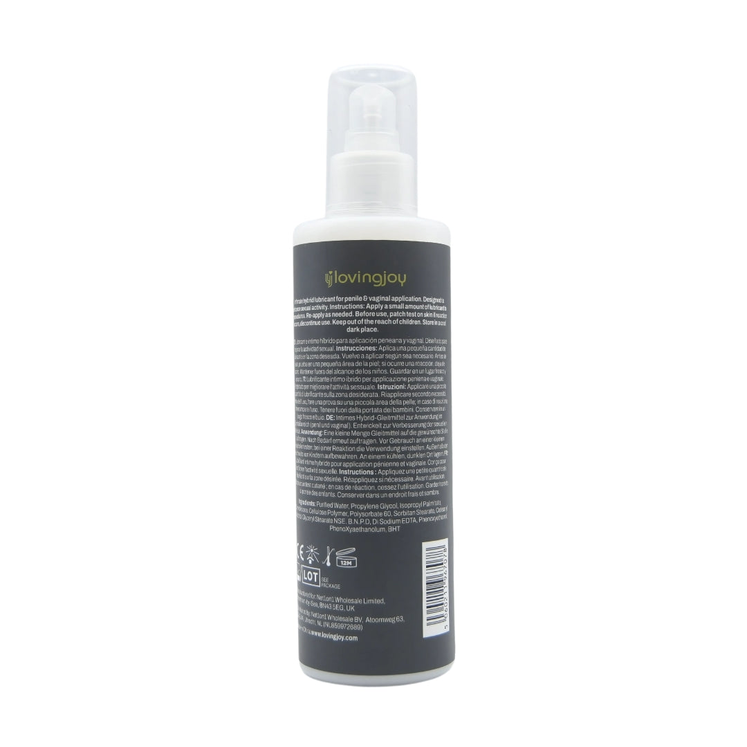 Loving Joy Silk Hybrid Lubricant 250ml – Long-Lasting Vegan Lubricant > Lube > Hybrid - Tophatter Daily Deals