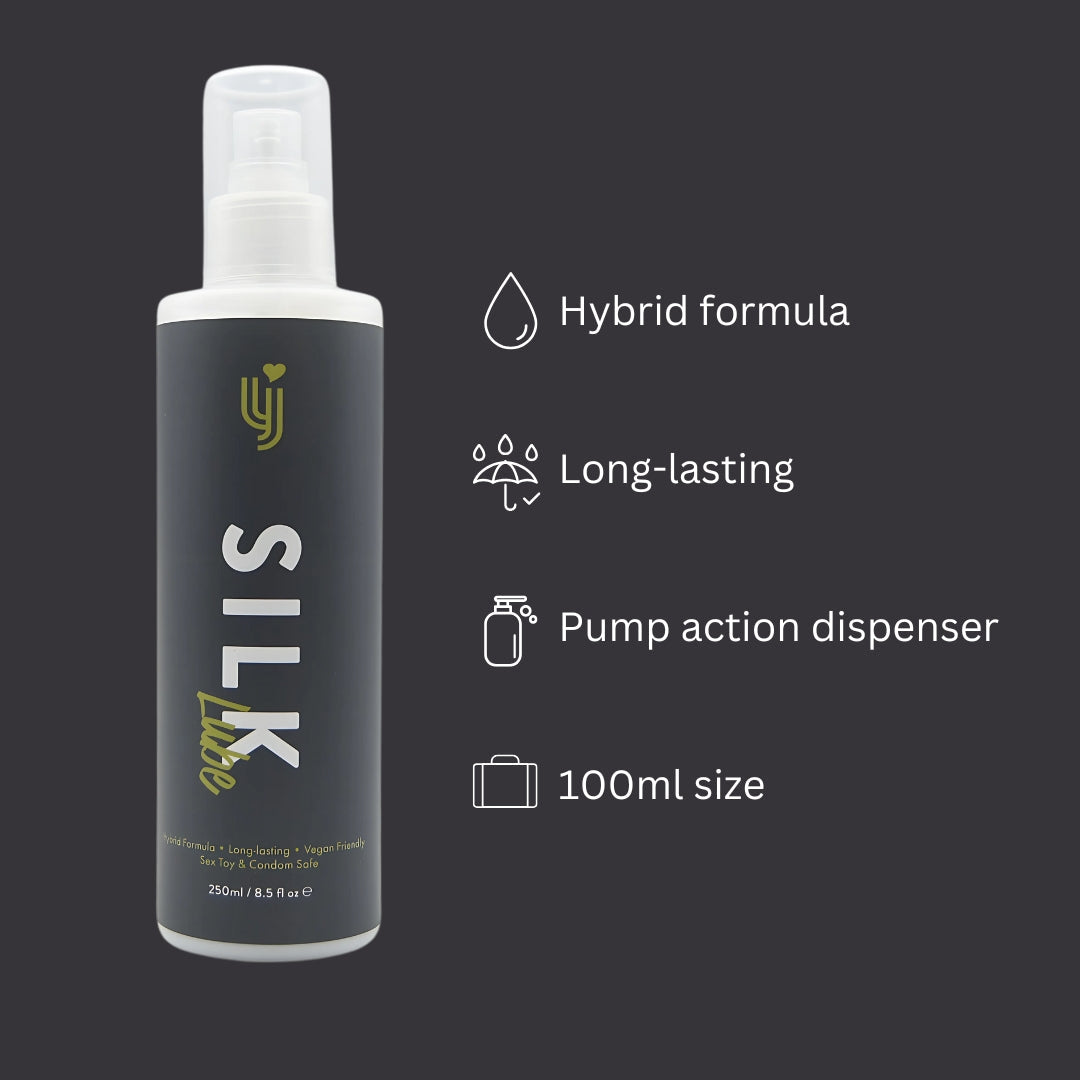 Loving Joy Silk Hybrid Lubricant 250ml – Long-Lasting Vegan Lubricant > Lube > Hybrid - Tophatter Daily Deals