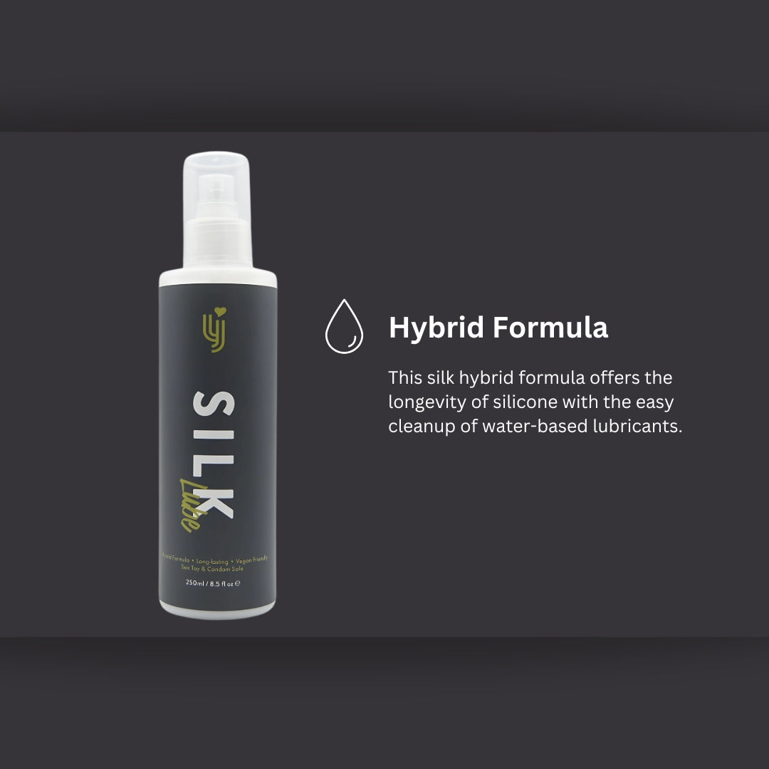 Loving Joy Silk Hybrid Lubricant 250ml – Long-Lasting Vegan Lubricant > Lube > Hybrid - Tophatter Daily Deals